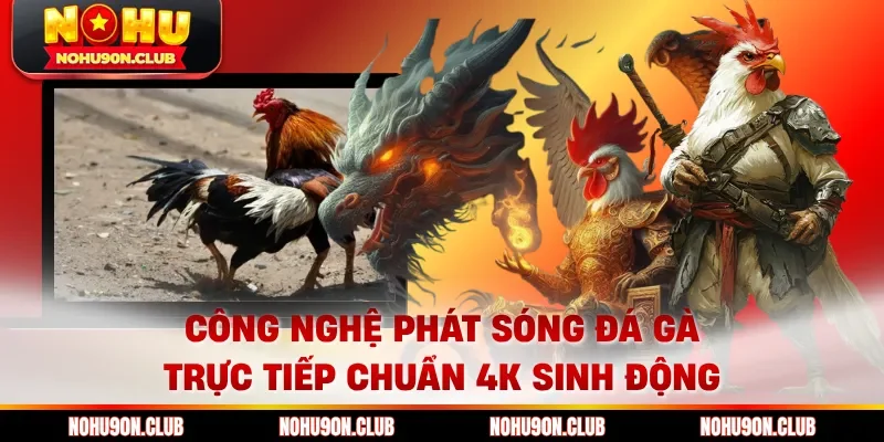 Công nghệ phát sóng đá gà trực tiếp chuẩn 4K sinh động